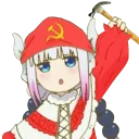 🤛 emoji Commie Anime Girls Telegram sticker 7 of 26