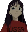 😒 emoji Commie Anime Girls Telegram sticker 6 of 26