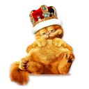 😏 emoji Garfield Telegram sticker 5 of 19