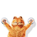 😎 emoji Garfield Telegram sticker 10 of 19