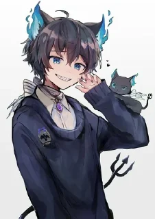 😁 emoji Anime Telegram sticker 1 of 44