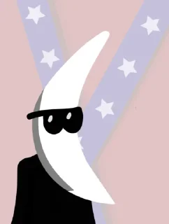 🌜 emoji Midnight shitposting Telegram sticker 20 of 44