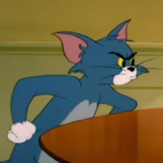 😾 emoji Tom and Jerry Reactions Telegram sticker 21 of 22