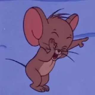 😆 emoji Tom and Jerry Reactions Telegram sticker 10 of 22