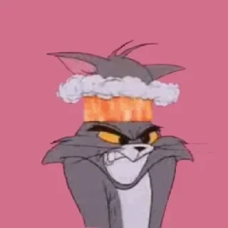 😾 emoji Tom and Jerry Reactions Telegram sticker 12 of 22