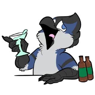 🥴 emoji Avalon Blueavian Telegram sticker 18 of 106