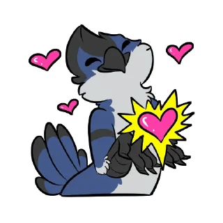 🥰 emoji Avalon Blueavian Telegram sticker 7 of 106