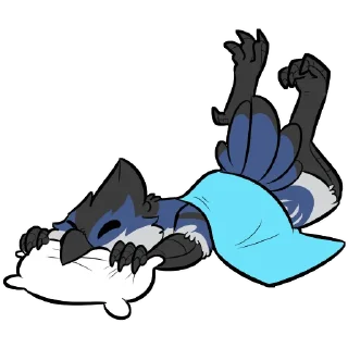 😴 emoji Avalon Blueavian Telegram sticker 20 of 106