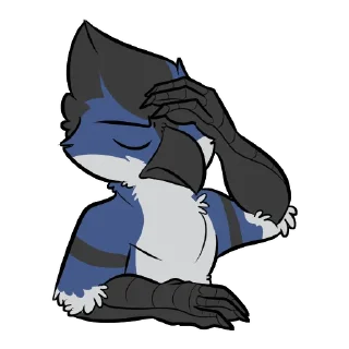 😣 emoji Avalon Blueavian Telegram sticker 14 of 106