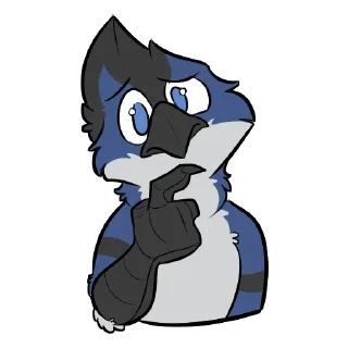🤔 emoji Avalon Blueavian Telegram sticker 9 of 106