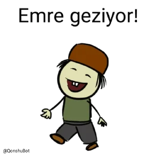 🚶‍♂️ emoji Emre @Qonshubot Telegram sticker 10 of 31