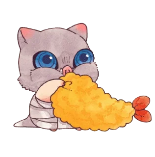 🍤 emoji Chibi KNY "02" @Lindadotwav Telegram sticker 9 of 77