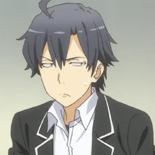 🎲 emoji ☕️Hikigaya, Hachiman☕️ @xxTokyo_Art Telegram sticker 6 of 70