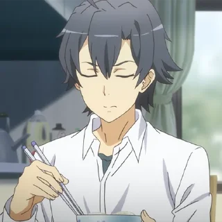 🎲 emoji ☕️Hikigaya, Hachiman☕️ @xxTokyo_Art Telegram sticker 15 of 70