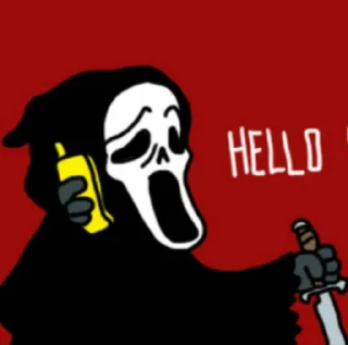 😐 emoji 👻ghostface👻 Telegram sticker 6 of 68