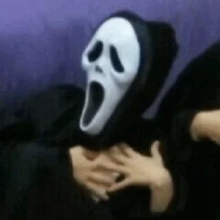 😦 emoji 👻ghostface👻 Telegram sticker 3 of 68