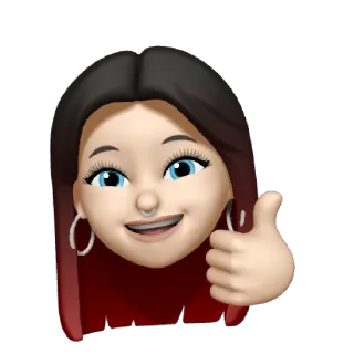 Sticker from memoji @psiche