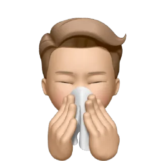 🤧 emoji @chriptico memoji - pack Telegram sticker 12 of 45