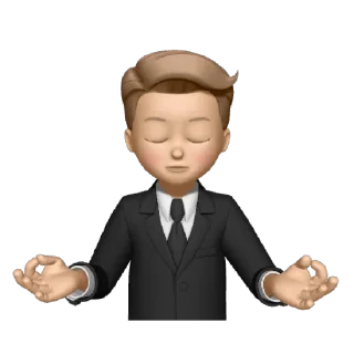 🧘‍♀️ emoji @chriptico memoji - pack Telegram sticker 20 of 45