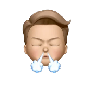 😤 emoji @chriptico memoji - pack Telegram sticker 13 of 45