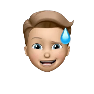 😥 emoji @chriptico memoji - pack Telegram sticker 18 of 45