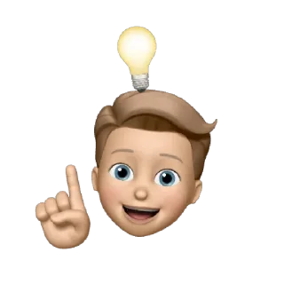💡 emoji @chriptico memoji - pack Telegram sticker 10 of 45