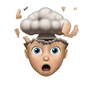 🤯 emoji @chriptico memoji - pack Telegram sticker 6 of 45