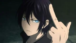 🖕 emoji Weeb by The Weeb Telegram sticker 8 of 22