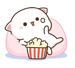 🍿 emoji Mochi Telegram sticker 16 of 38