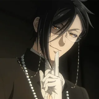 🔲 emoji Sebastian Michaelis (@TodorokiShouto) Telegram sticker 7 of 65
