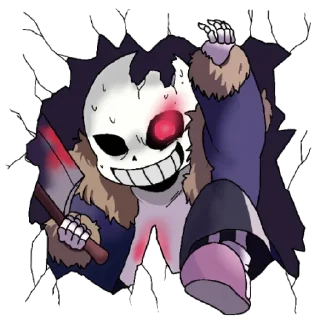 😈 emoji Санс Telegram sticker 16 of 16