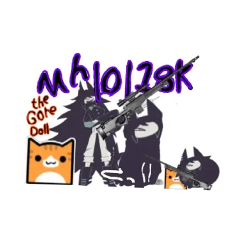 Sticker from miss circle