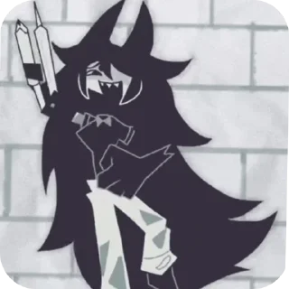 Sticker from miss circle