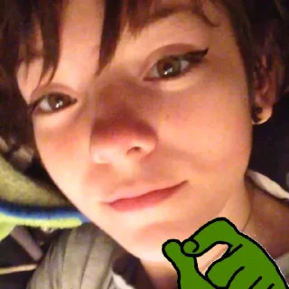 🐸 emoji Ashley Jones Telegram sticker 20 of 96