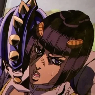 🖇 emoji 🎫 bruno buccellati .❈. @KA_anime_sticker Telegram sticker 24 of 100