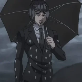 🖇 emoji 🎫 bruno buccellati .❈. @KA_anime_sticker Telegram sticker 12 of 100