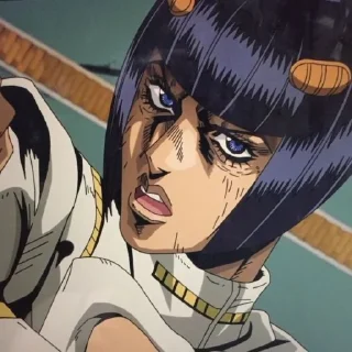 🖇 emoji 🎫 bruno buccellati .❈. @KA_anime_sticker Telegram sticker 8 of 100