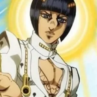 📎 emoji 🎫 bruno buccellati .❈. @KA_anime_sticker Telegram sticker 23 of 100