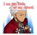 😌 emoji Fate Grand Order Telegram sticker 8 of 41