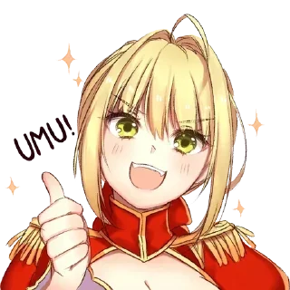 👍 emoji Fate/Grand Order | @FGO_GachaHell Telegram sticker 19 of 120