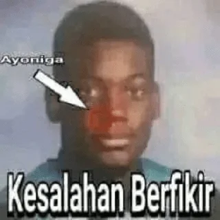 ✳️ emoji Meme orang hitam @StickersCloud Telegram sticker 10 of 24