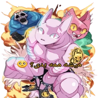 🥹 emoji @The_Greatest_Angel JoJo kira Telegram sticker 22 of 36
