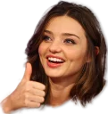 👍 emoji Miranda Telegram sticker 8 of 47