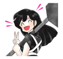 😁 emoji Ranma 1/2 Telegram sticker 17 of 40