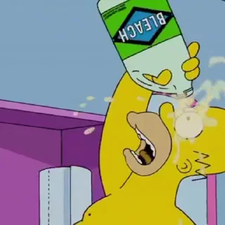 😐 emoji ‘The Simpsons | @iStickerLand, Telegram sticker 11 of 50