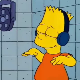 😐 emoji ‘The Simpsons | @iStickerLand, Telegram sticker 24 of 50