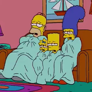 🥶 emoji ‘The Simpsons | @iStickerLand, Telegram sticker 23 of 50