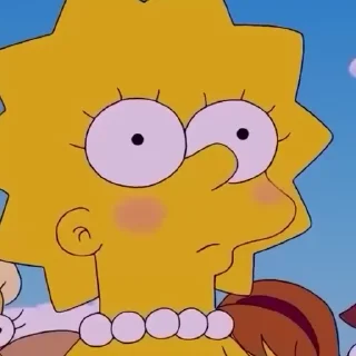 🥰 emoji ‘The Simpsons | @iStickerLand, Telegram sticker 5 of 50