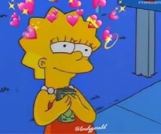 ❤ emoji The Simpsons @stickee Telegram sticker 9 of 24