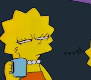 😑 emoji The Simpsons @stickee Telegram sticker 12 of 24